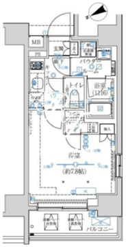 アルテシモリュクス 1001 間取り図