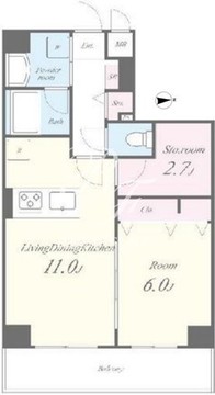 グランシャリオ新蒲田 101 間取り図