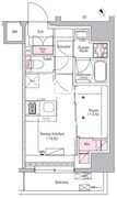 BPRレジデンス田端 601 間取り図