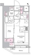 BPRレジデンス田端 1402 間取り図