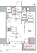 BPRレジデンス田端 804 間取り図