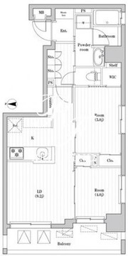 南千住レジデンス 604 間取り図