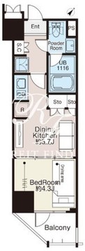 ベルファース大森サウス 403 間取り図