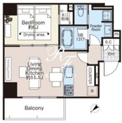 ベルファース大森サウス 408 間取り図