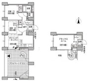 東雲キャナルコートCODAN 14-1317 間取り図