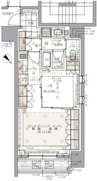 レ・ジェイドクロス千代田神保町 606 間取り図