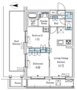 若葉ビューアパートメント 404 間取り図