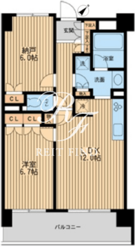 HF若林公園レジデンス 403 間取り図