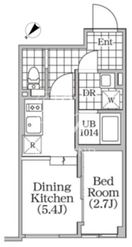 ブリックレジデンス目黒本町 102 間取り図