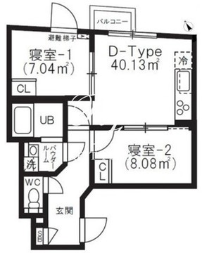 アルテシモクルブ 404 間取り図