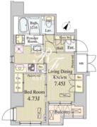 コートラクリア人形町 1005 間取り図