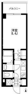 プライマル錦糸町 407 間取り図