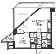 アイルプレミアム押上ノルド 306 間取り図