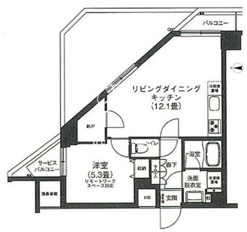 アイルプレミアム押上ノルド 506 間取り図