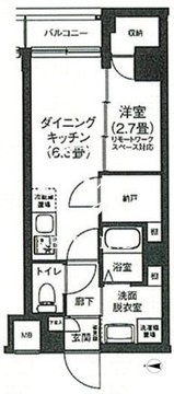 アイルプレミアム押上ノルド 408 間取り図