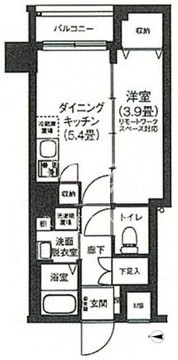 アイルプレミアム押上ノルド 110 間取り図