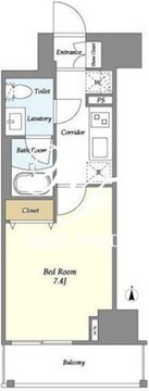 グランカーサ三ノ輪4 802 間取り図