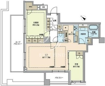 レガシス代官山 401 間取り図