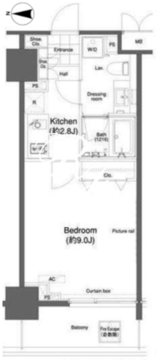 アーバネックス市谷柳町 402 間取り図