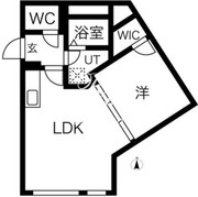 アズ代々木上原 306 間取り図