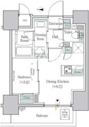 ワンルーフレジデンス板橋大山 302 間取り図