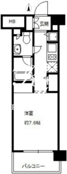 ニューシティアパートメンツ亀戸 305 間取り図