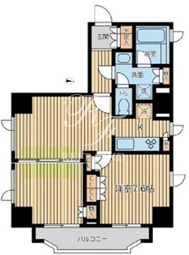 シティスパイア半蔵門 1202 間取り図