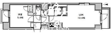 エスレジデンス押上サウス 501 間取り図