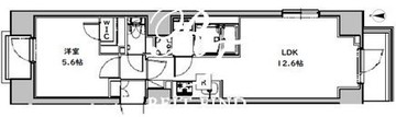 エスレジデンス押上サウス 801 間取り図