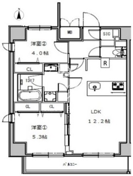 エスレジデンス押上サウス 403 間取り図