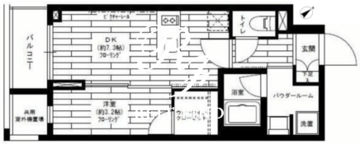 グランドコンシェルジュ六本木 802 間取り図