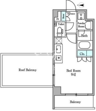 ディームス麻布狸穴町 515 間取り図