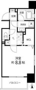 スペーシア秋葉原 312 間取り図