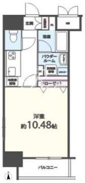 シエル新堀 401 間取り図