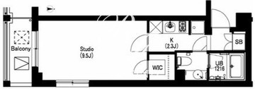 エスティメゾン武蔵小山2 401 間取り図