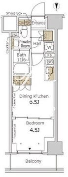 パークアクシス新宿百人町 348 間取り図