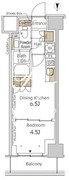 パークアクシス新宿百人町 734 間取り図