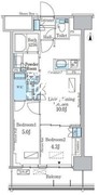 パークアクシス新宿百人町 107 間取り図