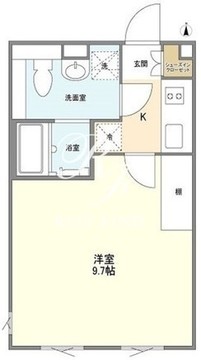 アレーロ三軒茶屋3 402 間取り図