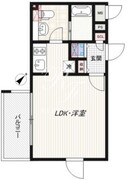 アレーロ北参道 204 間取り図