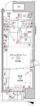 クレイシア文京本郷 503 間取り図