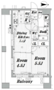 メイクスデザイン新宿 1301 間取り図