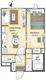 ラドゥセール戸越銀座 205 間取り図