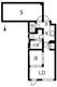 kinomori代々木上原 204 間取り図