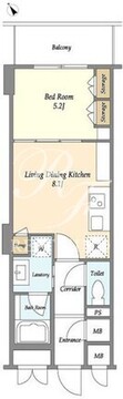 ニフィット日本橋横山町 602 間取り図
