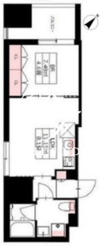 ニフィット日本橋横山町 805 間取り図