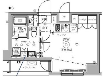 セジョリ墨田イースト3 510 間取り図