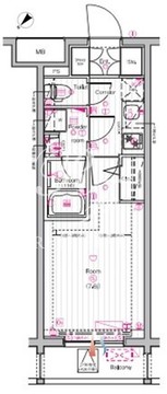 ザ・プレミアムキューブG東中野 126 間取り図