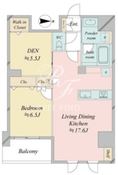 N-flats板橋 1101 間取り図