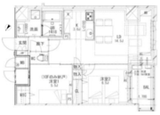 フロンティアレジデンス板橋 1302 間取り図